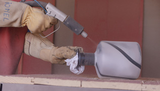 Décapage doux : gravure sur verre